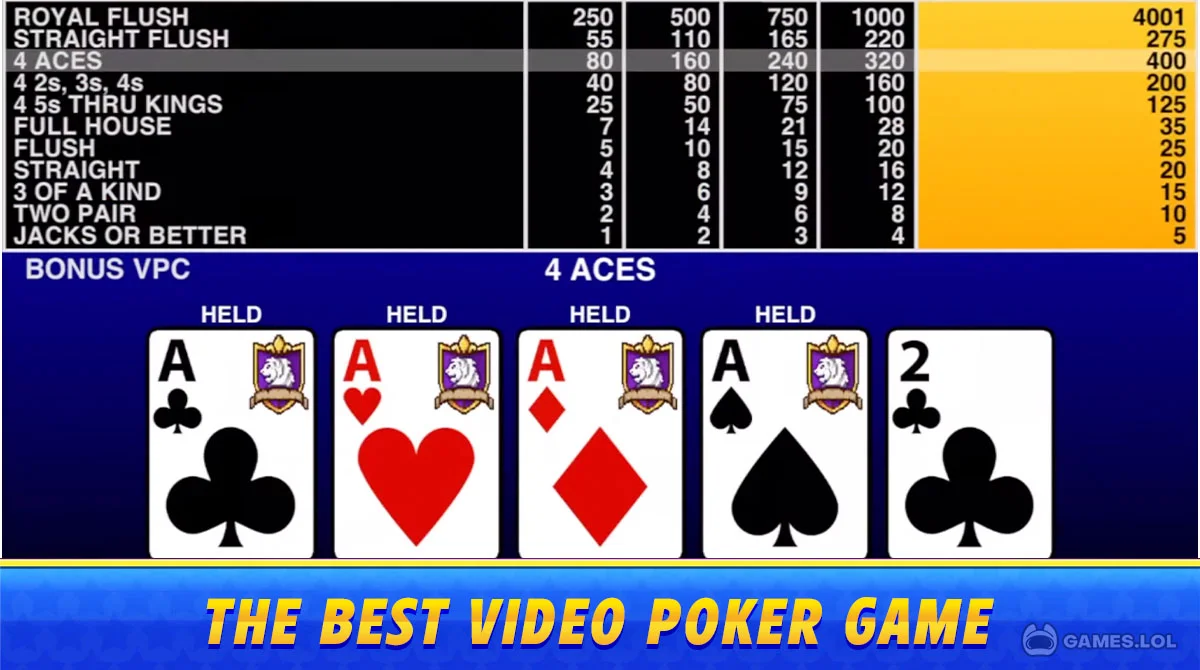 Best online video poker