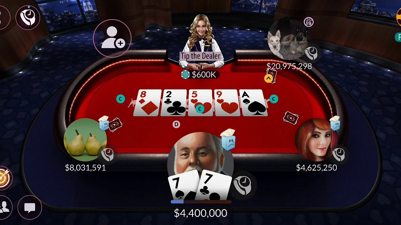 Poker dealer
