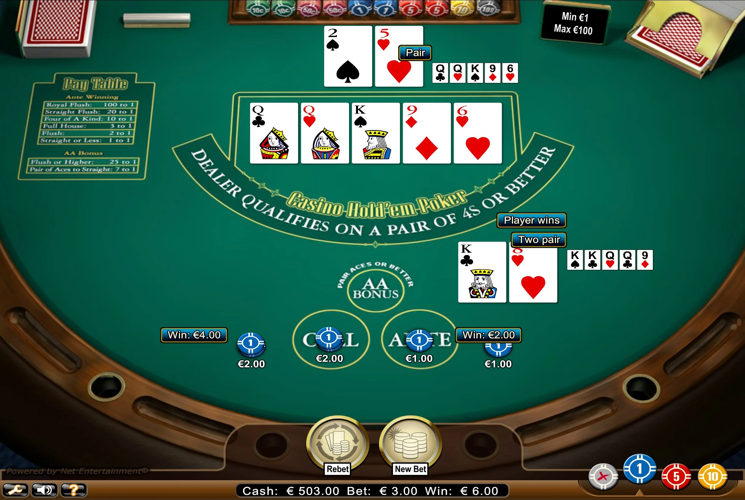 Poker hand odds calculator